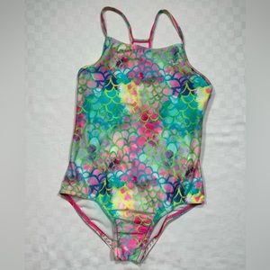 GIRLS SPEEDO SEA LEVEL/MERMAID ONE PIECE SWIMSUIT